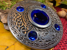 Load image into Gallery viewer, Celtic Raven Brooch, Celtic Knot Jewelry, Irish Jewelry, Scotland Jewelry, Anniversary Gift, Tartan Pin, Viking Jewelry, Norse Brooch