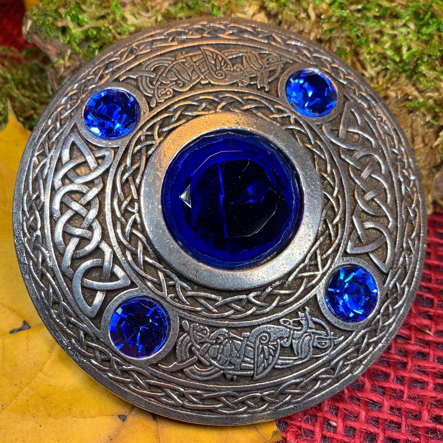 Celtic Raven Brooch - Handmade in Scotland — view 8