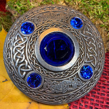 Load image into Gallery viewer, Celtic Raven Brooch, Celtic Knot Jewelry, Irish Jewelry, Scotland Jewelry, Anniversary Gift, Tartan Pin, Viking Jewelry, Norse Brooch