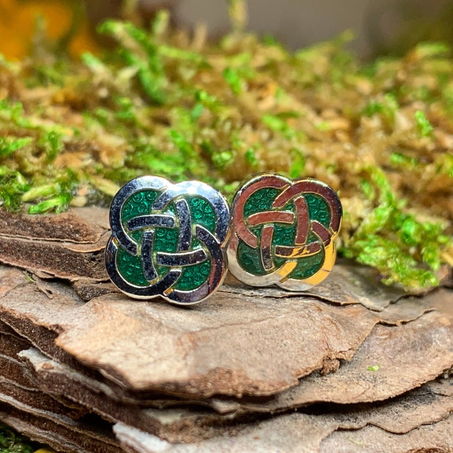 Dara Knot Stud Earrings — view 9