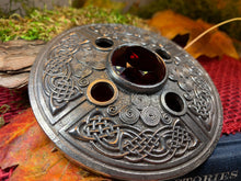 Load image into Gallery viewer, Celtic Spiral Brooch, Celtic Knot Jewelry, Irish Jewelry, Scotland Jewelry, Anniversary Gift, Tartan Pin, Viking Jewelry, Norse Brooch