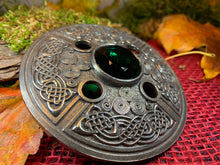 Load image into Gallery viewer, Celtic Spiral Brooch, Celtic Knot Jewelry, Irish Jewelry, Scotland Jewelry, Anniversary Gift, Tartan Pin, Viking Jewelry, Norse Brooch
