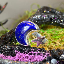 Load image into Gallery viewer, Crescent Moon Ring, Celtic Jewelry, Celestial Jewelry, Goddess Jewelry, Moon Ring, Wiccan Jewelry, Anniversary Gift, Boho Statement Ring