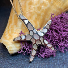 Load image into Gallery viewer, Starfish Necklace, Nautical Jewelry, Shell Jewelry, Christian Jewelry, Sea Jewelry, Animal Jewelry, Nature Necklace, Beach Jewelry, Mom Gift