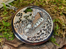 Load image into Gallery viewer, Irish Cottage Necklace, Quiet Man Cottage, Irish Jewelry, Silver Irish Necklace, Ireland Gift, Ireland Jewelry, Mom Gift, Wife Gift