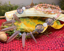 Load image into Gallery viewer, Highland Sunrise Crystal Necklace, Crystal Jewelry, Boho Jewelry, Teacher Gift, Sister Gift, Girlfriend Gift, Mom Gift, Wife Gift, Yoga Gift