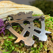 Load image into Gallery viewer, Luckenbooth Brooch, Scotland Brooch, Outlander Jewelry, Scottish Gift, Mom Gift, Wife Gift, Girlfriend Gift, Anniversary Gift, Bride Pin