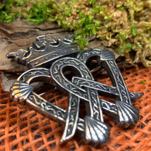 Load image into Gallery viewer, Luckenbooth Brooch, Scotland Brooch, Outlander Jewelry, Scottish Gift, Mom Gift, Wife Gift, Girlfriend Gift, Anniversary Gift, Bride Pin
