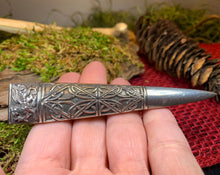 Load image into Gallery viewer, Welsh Dragon Kilt Pin, Celtic Jewelry, Wales Jewelry, Celtic Brooch, Tartan Pin, Sword Pin, Groom Gift, Best Man Gift, Bagpiper Gift