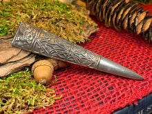 Load image into Gallery viewer, Welsh Dragon Kilt Pin, Celtic Jewelry, Wales Jewelry, Celtic Brooch, Tartan Pin, Sword Pin, Groom Gift, Best Man Gift, Bagpiper Gift