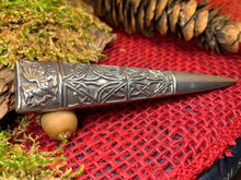 Load image into Gallery viewer, Welsh Dragon Kilt Pin, Celtic Jewelry, Wales Jewelry, Celtic Brooch, Tartan Pin, Sword Pin, Groom Gift, Best Man Gift, Bagpiper Gift