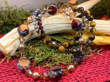 Load image into Gallery viewer, Highland Sunset Necklace, Tiger's Eye Jewelry, Boho Jewelry, Beaded Jewelry, Teacher Gift, Sister Gift, Girlfriend Gift, Mom Gift, Yoga Gift