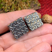 Load image into Gallery viewer, Celtic Knot Cuff Links, Celtic Jewelry, Irish Jewelry, Scotland Jewelry, Celtic Jewelry, Groom Gift, Best Man Gift, Anniversary Gift