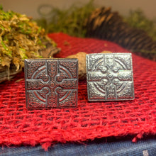 Load image into Gallery viewer, Celtic Cross Cuff Links, Celtic Jewelry, Irish Jewelry, Scotland Jewelry, Celtic Jewelry, Groom Gift, Best Man Gift, Anniversary Gift