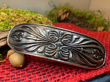 Load image into Gallery viewer, Celtic Knot Hair Clip, Celtic Barrette, Irish Jewelry, Pagan Jewelry, Friendship Gift, Wiccan Jewelry, Norse Jewelry, Animal Barrette