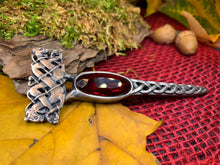 Load image into Gallery viewer, Dragon Kilt Pin, Scottish Jewelry, Celtic Kilt Pin, Tartan Pin, Cape Pin, Bagpiper Gift, Scotland Pin, Celtic Shawl Pin, Viking Jewelry