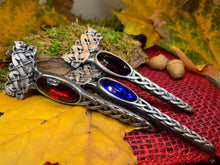 Load image into Gallery viewer, Dragon Kilt Pin, Scottish Jewelry, Celtic Kilt Pin, Tartan Pin, Cape Pin, Bagpiper Gift, Scotland Pin, Celtic Shawl Pin, Viking Jewelry