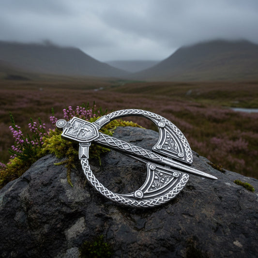 Scottish Lion Penannular Brooch — view 2