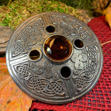 Load image into Gallery viewer, Celtic Spiral Brooch, Celtic Knot Jewelry, Irish Jewelry, Scotland Jewelry, Anniversary Gift, Tartan Pin, Viking Jewelry, Norse Brooch