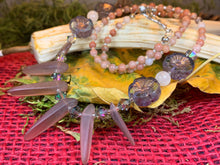 Load image into Gallery viewer, Highland Sunrise Crystal Necklace, Crystal Jewelry, Boho Jewelry, Teacher Gift, Sister Gift, Girlfriend Gift, Mom Gift, Wife Gift, Yoga Gift