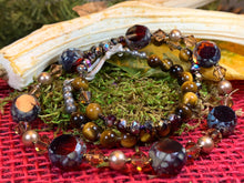 Load image into Gallery viewer, Highland Sunset Necklace, Tiger's Eye Jewelry, Boho Jewelry, Beaded Jewelry, Teacher Gift, Sister Gift, Girlfriend Gift, Mom Gift, Yoga Gift