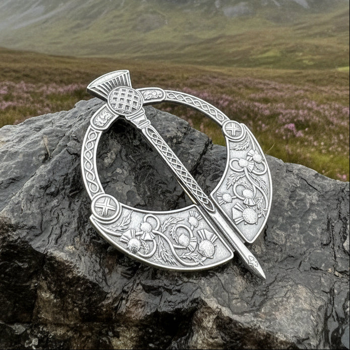 Thistle Penannular Brooch — view 9