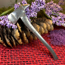 Load image into Gallery viewer, Fireman's Axe Pin, Scotland Jewelry, Bagpiper Gift, Viking Jewelry, Celtic Brooch, Norse Pin, Dad Gift, Pagan Jewelry, Firefighter Gift