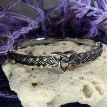 Load image into Gallery viewer, Trinity Knot Bracelet, Celtic Jewelry, Irish Jewelry, Wiccan Jewelry, Pagan Jewelry, Ireland Gift, Wife Gift, Mom Gift, Triquetra Bracelet