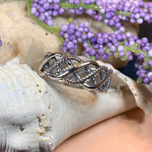 Load image into Gallery viewer, Celtic Knot Ring, Celtic Ring, Promise Ring, Silver Boho Ring, Irish Ring, Irish Dance Gift, Anniversary Gift, Bridal Ring, Wife Gift