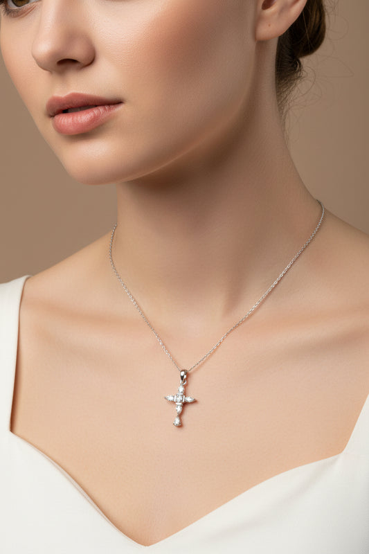 Clarice Celtic Cross Necklace — view 4