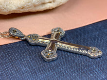 Load image into Gallery viewer, Celtic Cross Necklace, Cross Jewelry, Women's Cross Pendant, Anniversary Gift, Religious Jewelry, First Communion Gift, Confirmation Cross