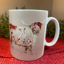 Load image into Gallery viewer, Highland Cow Mug, Scotland Gift, Scottish Mug, Ceramic Mug, Cow Lover Gift, Outlander Gift, Coffee Mug Gift, Mom Gift, Dad Gift, Wife Gift
