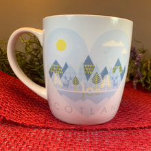 Load image into Gallery viewer, Scotland Mug, Scotland Gift, Scottish Mug, Ceramic Mug, Blue Mug, Outlander Gift, Coffee Mug Gift, Mom Gift, Dad Gift, Wife Gift
