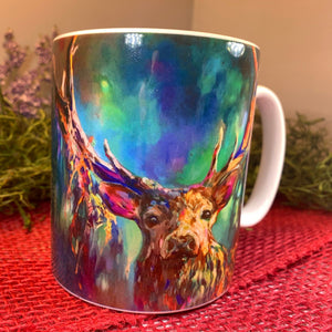 Scotland Mug, Scotland Gift, Stag Mug, Scottish Ceramic Mug, Stag Lover Gift, Outlander Gift, Coffee Mug Gift, Mom Gift, Dad Gift, Wife Gift