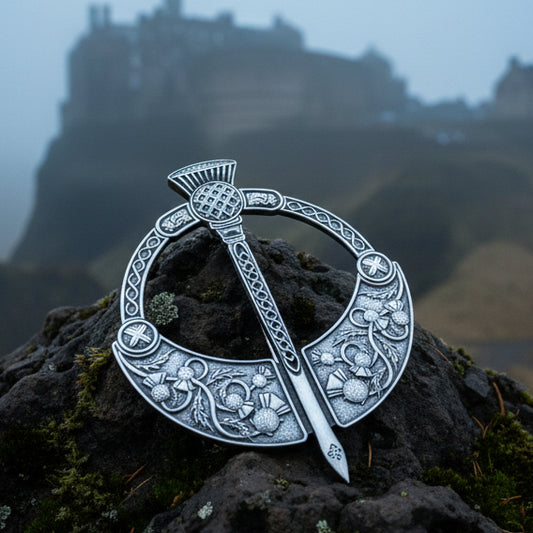 Thistle Penannular Brooch — view 2