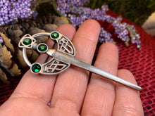 Load image into Gallery viewer, Celtic Kilt Pin, Celtic Jewelry, Irish Jewelry, Irish Dance Gift, Celtic Pin, Tara Brooch, Wiccan Jewelry, Ireland Kilt Pin, Pewter Brooch