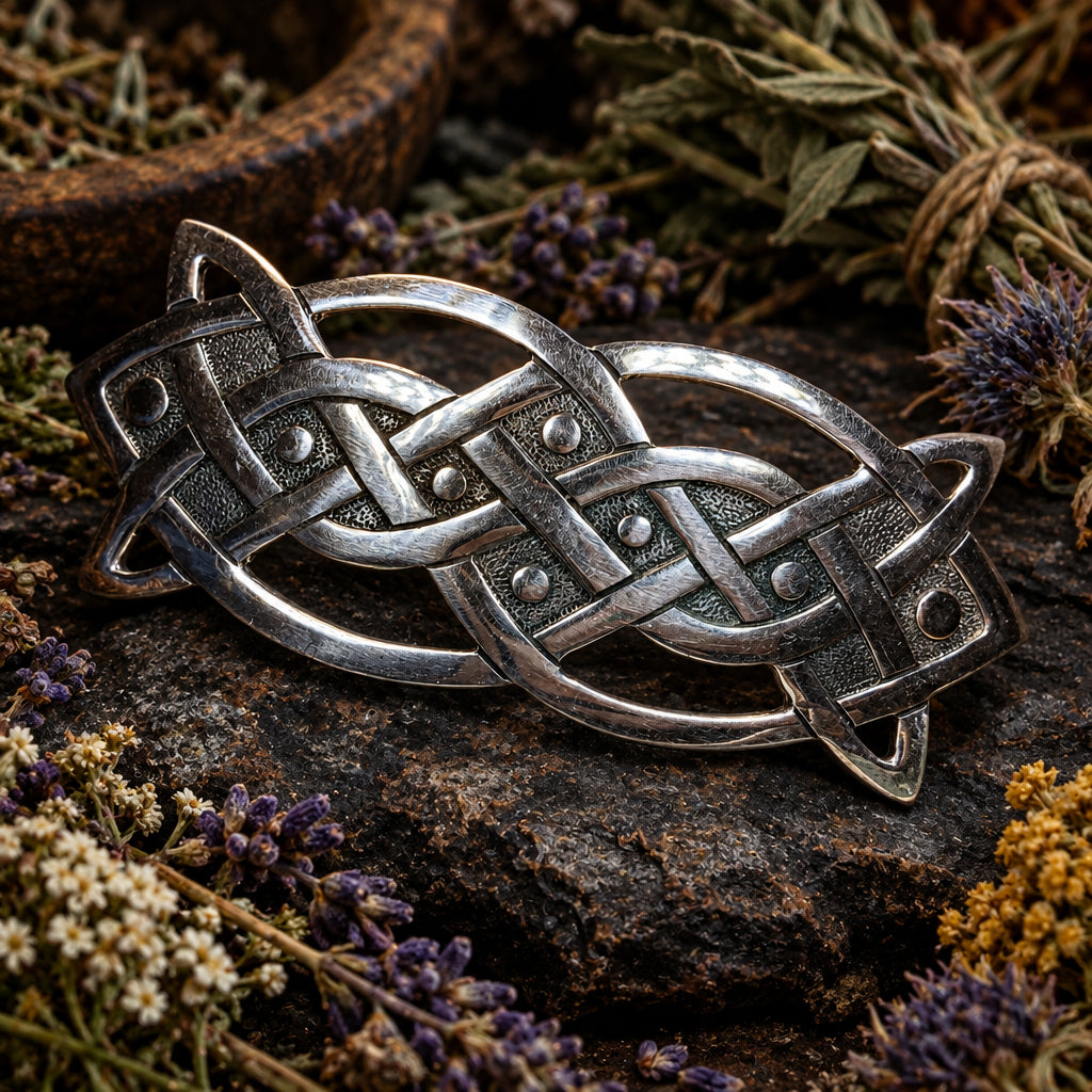 Celtic Virtue Knot Hair Clip for Women — view 6