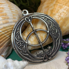 Load image into Gallery viewer, Chalice Well Necklace, Irish Jewelry, Celtic Jewelry, Scotland Jewelry, Anniversary Gift, Ireland Gift, Peace Jewelry, Spiritual Gift