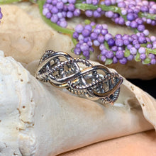 Load image into Gallery viewer, Celtic Knot Ring, Celtic Ring, Promise Ring, Silver Boho Ring, Irish Ring, Irish Dance Gift, Anniversary Gift, Bridal Ring, Wife Gift