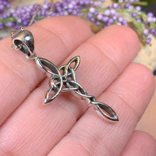 Load image into Gallery viewer, Celtic Cross Necklace, Irish Jewelry, Celtic Jewelry, First Communion Gift, Confirmation Gift, Irish Cross, Religious Jewelry, Mom Gift