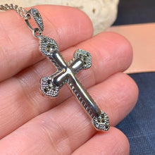 Load image into Gallery viewer, Celtic Cross Necklace, Cross Jewelry, Women's Cross Pendant, Anniversary Gift, Religious Jewelry, First Communion Gift, Confirmation Cross