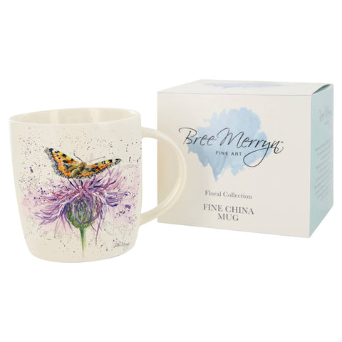Load image into Gallery viewer, Thistle Mug, Scotland Gift, Scottish Thistle Mug, Ceramic Mug, Outlander Gift, Coffee Mug Gift, Mom Gift, Dad Gift, Wife Gift, Gift for her