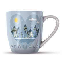 Load image into Gallery viewer, Scotland Mug, Scotland Gift, Scottish Mug, Ceramic Mug, Blue Mug, Outlander Gift, Coffee Mug Gift, Mom Gift, Dad Gift, Wife Gift