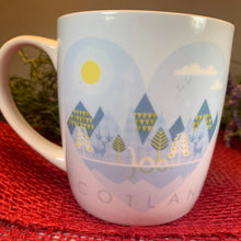 Load image into Gallery viewer, Scotland Mug, Scotland Gift, Scottish Mug, Ceramic Mug, Blue Mug, Outlander Gift, Coffee Mug Gift, Mom Gift, Dad Gift, Wife Gift