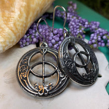 Load image into Gallery viewer, Chalice Well Earrings, Irish Jewelry, Celtic Jewelry, Scotland Jewelry, Anniversary Gift, Ireland Gift, Peace Jewelry, Spiritual Gift