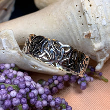 Load image into Gallery viewer, Trinity Knot Ring, Celtic Ring, Promise Ring, Silver Boho Ring, Irish Ring, Irish Dance Gift, Anniversary Gift, Ireland Ring, Silver Band