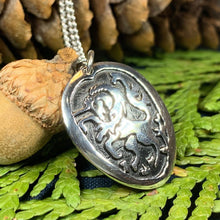 Load image into Gallery viewer, Unicorn of Scotland Necklace, Unicorn Jewelry, Animal Jewelry, Scotland Jewelry, Celtic Jewelry, Pagan Jewelry, Anniversary Gift,