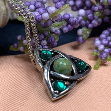 Load image into Gallery viewer, Trinity Knot Necklace, Irish Jewelry, Celtic Jewelry, Anniversary Gift, Scotland Jewelry, Norse Jewelry, Sister Gift, Mom Gift, Wife Gift