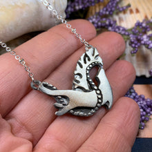 Load image into Gallery viewer, Otter Necklace, Nature Jewelry, Sea Otter Jewelry, Animal Jewelry, New Beginnings, Inspirational Gift, Wife Gift, Mom Gift, Sister Gift