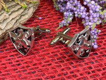 Load image into Gallery viewer, Lion of Scotland Cuff Links, Lion Jewelry, Animal Jewelry, Scotland Jewelry, Celtic Jewelry, Groom Gift, Best Man Gift, Anniversary Gift